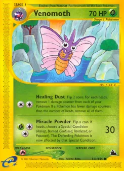 Carta Venomoth (Skyridge)