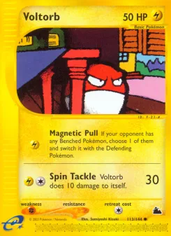 Carta Voltorb (Skyridge)