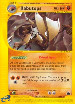Carta Kabutops (Skyridge)