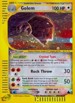 Carta Golem (Skyridge)