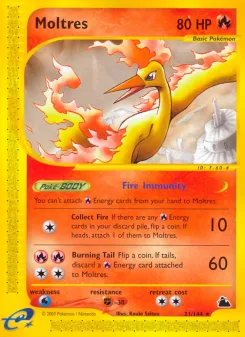Carta Moltres (Skyridge)