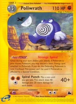 Carta Poliwrath (Skyridge)