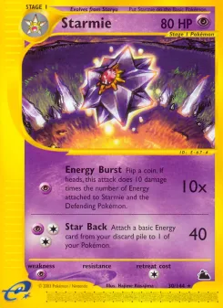 Carta Starmie (Skyridge)