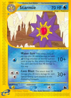 Carta Starmie (Skyridge)