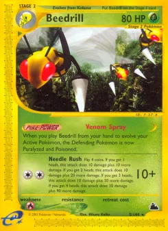 Carta Beedrill (Skyridge)
