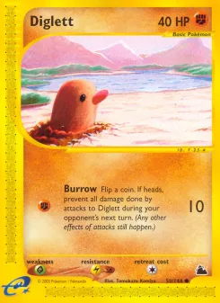 Carta Diglett (Skyridge)