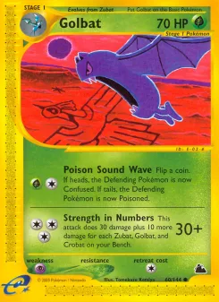 Carta Golbat (Skyridge)