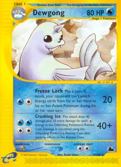 Carta Dewgong (Skyridge)