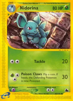 Carta Nidorina (Skyridge)