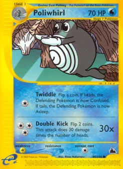 Carta Poliwhirl (Skyridge)
