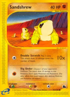 Carta Sandshrew (Skyridge)