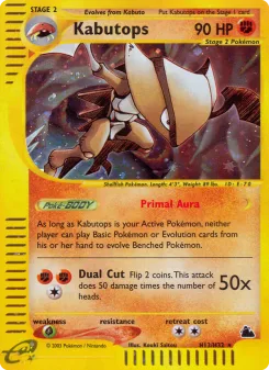 Carta Kabutops (Skyridge)