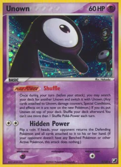 Carta Unown (EX Fuerzas Ocultas Unown)