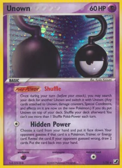 Carta Unown (EX Fuerzas Ocultas)