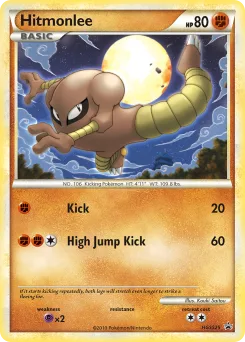 Carta Hitmonlee (HGSS Black Star Promos)