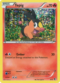 Carta Tepig (Colección de McDonald's 2011)