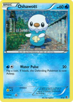 Carta Oshawott (Colección de McDonald's 2011)