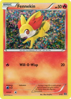 Carta Fennekin (McDonald's Collection 2016)