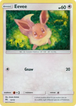 Carta Eevee (McDonald's Collection 2019)