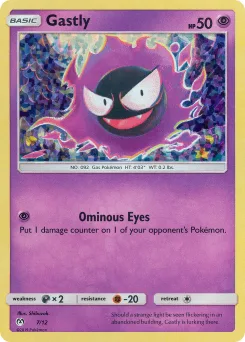 Carta Gastly (McDonald's Collection 2019)