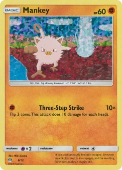 Carta Mankey (McDonald's Collection 2019)