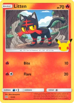 Carta Litten (Colección de McDonald's 2021)