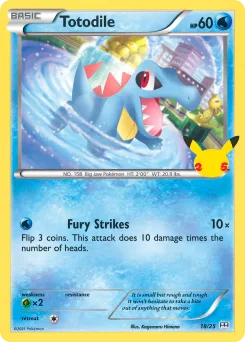 Carta Totodile (Colección de McDonald's 2021)