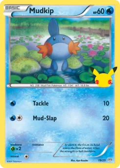 Carta Mudkip (Colección de McDonald's 2021)