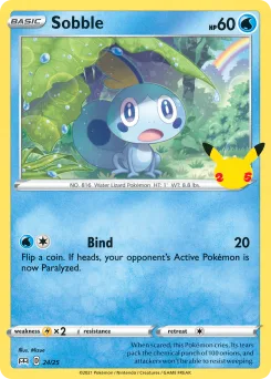 Carta Sobble (Colección de McDonald's 2021)