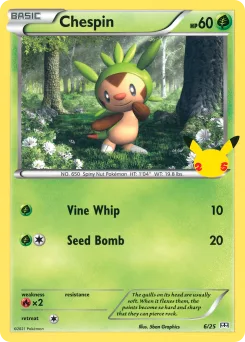 Carta Chespin (Colección de McDonald's 2021)