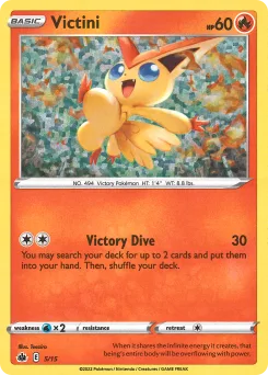 Carta Victini (Colección de McDonald's 2022)