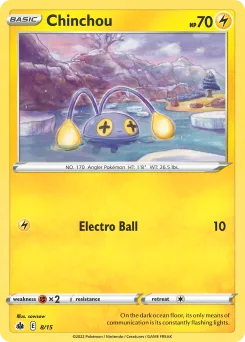 Carta Chinchou (Colección de McDonald's 2022)