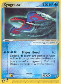 Carta Kyogre ex (Nintendo Black Star Promos)