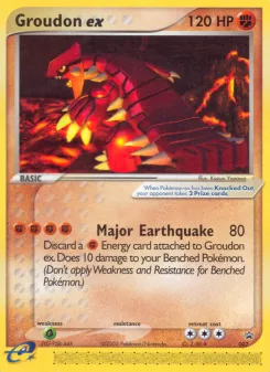 Carta Groudon ex (Nintendo Black Star Promos)