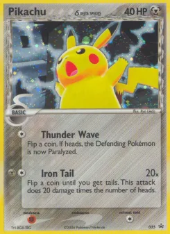 Carta Pikachu δ (Nintendo Black Star Promos)
