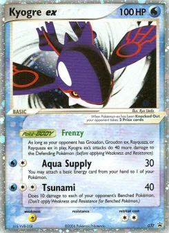 Carta Kyogre ex (Nintendo Black Star Promos)