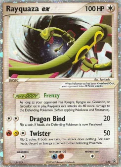 Carta Rayquaza ex (Nintendo Black Star Promos)