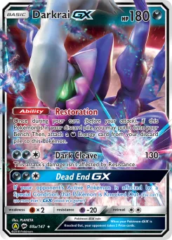 Carta Darkrai-GX (Sombras Ardientes)
