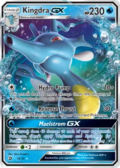 Carta Kingdra GX (Majestad De Dragones)