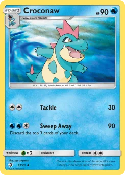 Carta Croconaw (Majestad De Dragones)
