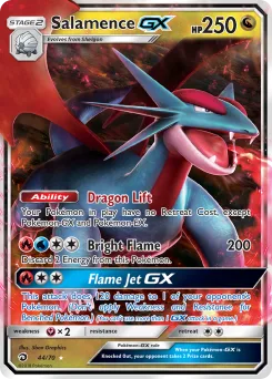 Carta Salamence GX (Majestad De Dragones)