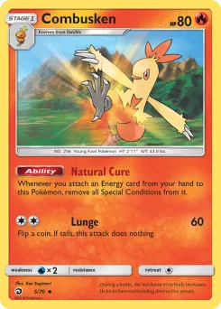 Carta Combusken (Majestad De Dragones)