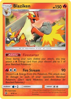 Carta Blaziken (Majestad De Dragones)