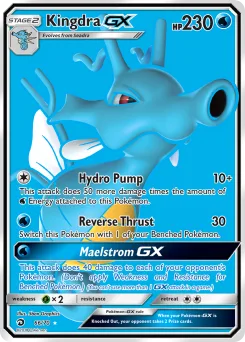 Carta Kingdra GX (Majestad De Dragones)