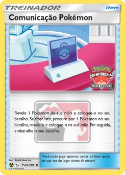 Carta Pokémon Communication (Unión de Aliados)
