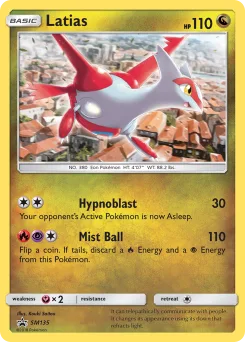 Carta Latias (SL Cartas de promoción)