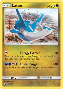 Carta Latios (SL Cartas de promoción)