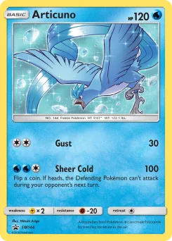 Carta Articuno (SL Cartas de promoción)