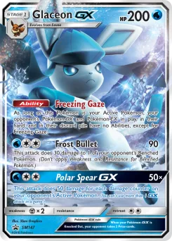 Carta Glaceon GX (SL Cartas de promoción)