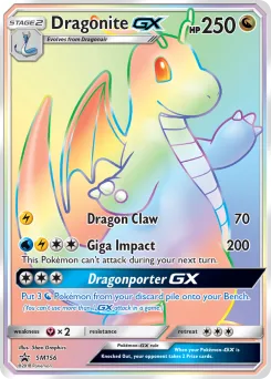 Carta Dragonite GX (SL Cartas de promoción)
